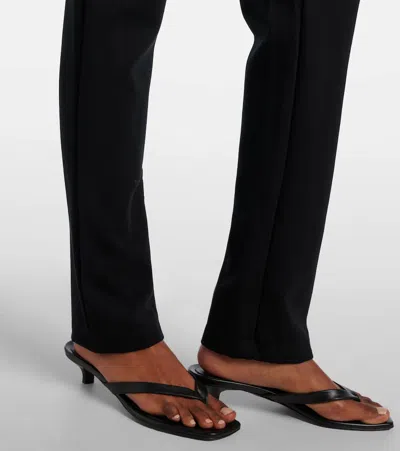 Leset Rio High-rise Slim Pants In Black