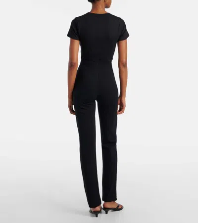 Leset Rio High-rise Slim Pants In Black