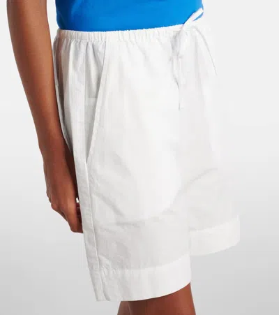 Leset Kyoto Cotton Shorts In White