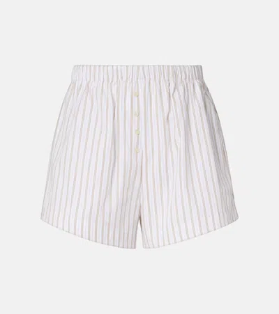 Leset Yoshi Striped Cotton-blend Twill Boxers