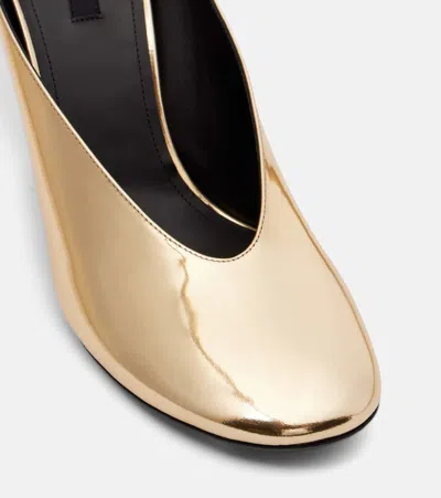 Givenchy Sculpted 90 Mirrored Leather Mules