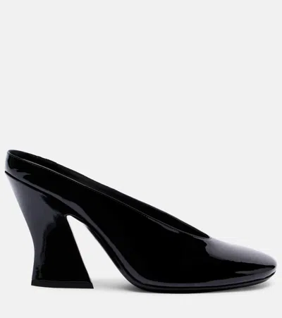 Givenchy Sculpted Heeled Mules In Patent Leather