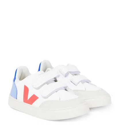Veja V-12 Leather Sneakers In White