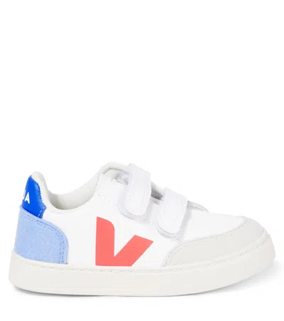 Veja V-12 Leather Sneakers In White
