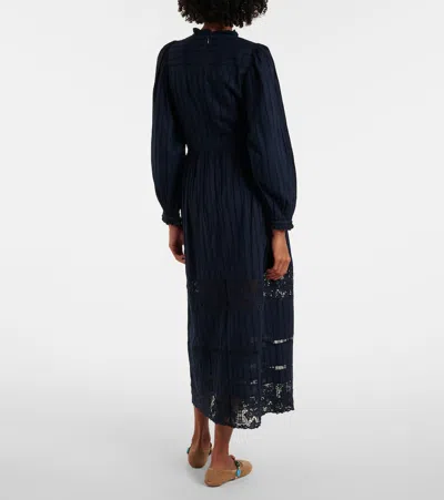Ulla Johnson Amelie Lace And Cotton Midi Dress