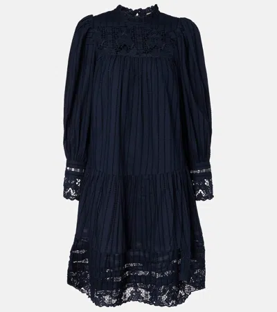 Ulla Johnson Amelie Lace And Cotton Midi Dress