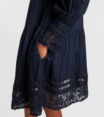 Ulla Johnson Amelie Lace And Cotton Midi Dress