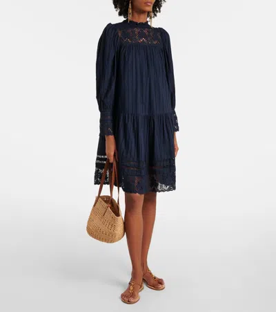 Ulla Johnson Amelie Lace And Cotton Midi Dress