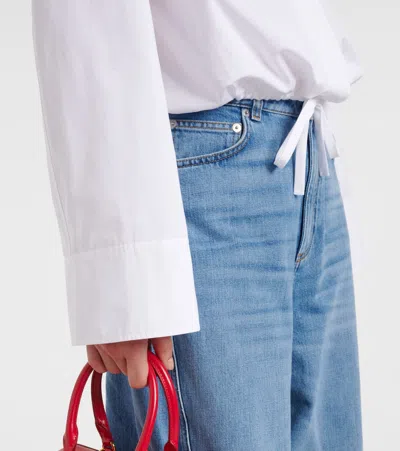 Givenchy Cotton Poplin Cropped Shirt