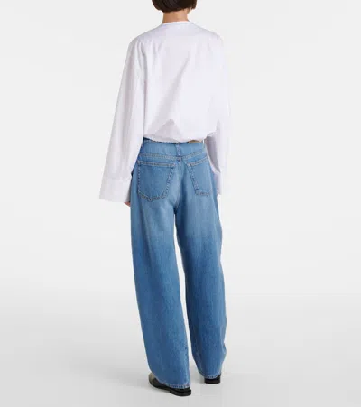 Givenchy Cotton Poplin Cropped Shirt