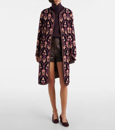 Roger Vivier Beautiful Vivier Suede Pumps In Burgundy