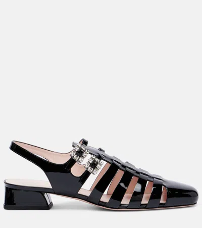 Roger Vivier Très Vivier Sandals In Patent Leather