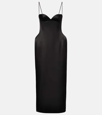 Magda Butrym Sweetheart-neck Silk Hourglass Midi Dress