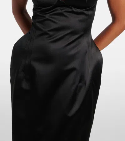 Magda Butrym Sweetheart-neck Silk Hourglass Midi Dress