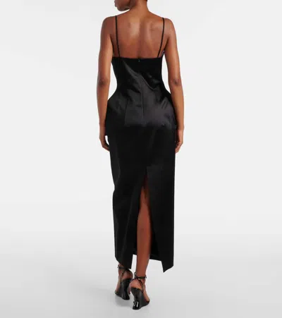 Magda Butrym Sweetheart-neck Silk Hourglass Midi Dress