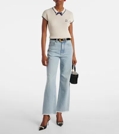 Valentino Mid-rise Straight Jeans