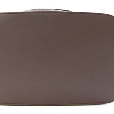 Pre-owned Fendi Zucca Brown Dark Brown Zucca Clutch Bag Shoulder Bag ()