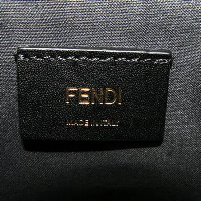 Pre-owned Fendi Zucca Brown Dark Brown Zucca Clutch Bag Shoulder Bag ()