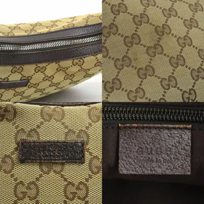 Pre-owned Gucci Brown Gg Canvas Shoulder Bag ()