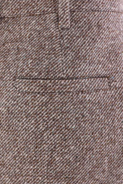 Brunello Cucinelli High-waisted Houndstooth Midi Skirt In Gray