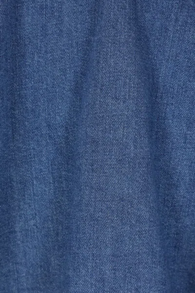 Alaïa Alaia Women Spiral Skirt In Denim In Blue