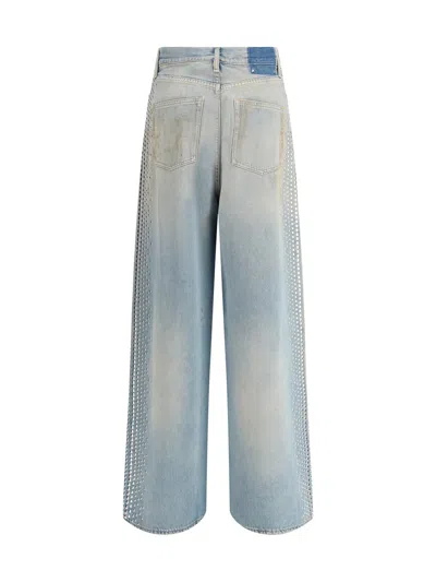 Golden Goose Journey Ws Melody Boyfriend Pant Cotton In Blue