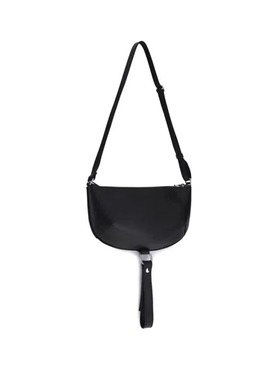 Courrèges Holy Eclipse Shoulder Bag In Black