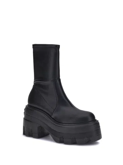 Casadei Faux Leather Ankle Boots