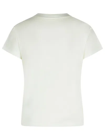 Mm6 Maison Margiela Numeric Cotton Jersey T-shirt In White