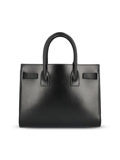 Saint Laurent Small Sac De Jour Tote Bag In Black