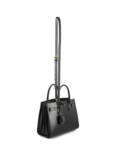 Saint Laurent Small Sac De Jour Tote Bag In Black
