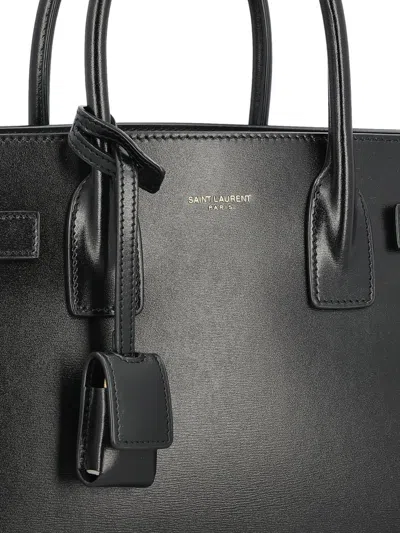 Saint Laurent Small Sac De Jour Tote Bag In Black