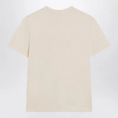 Jacquemus Le Tshirt Gros Grain Short Sleeve In Neutral