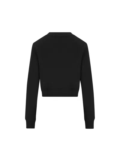 Diesel Black F-slimmy-od Cropped Sweatshirt