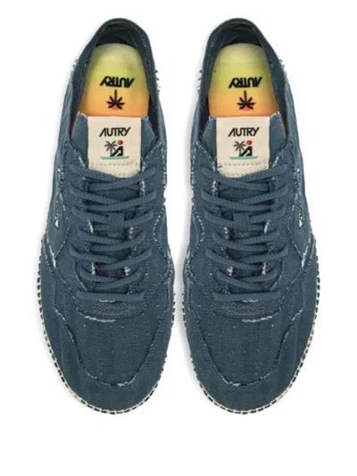 Autry Espadrillas Canvas Sneakers In Blue