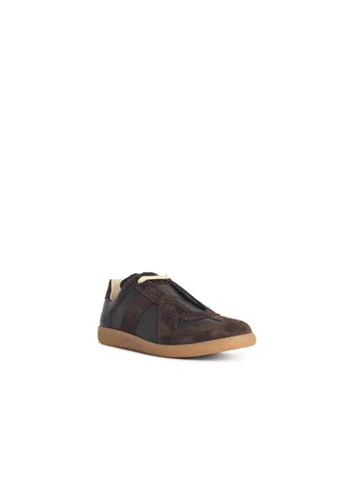 Maison Margiela Replica Sneakers In Brown