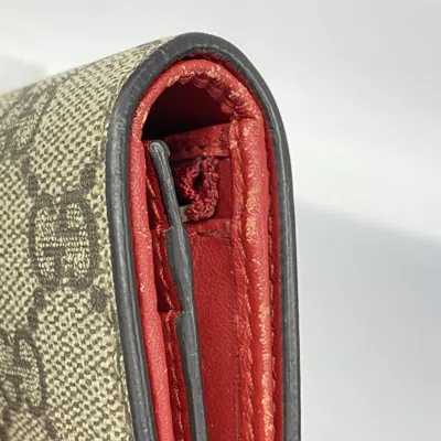 Pre-owned Gucci Brown Pvc Wallet (bi-fold) ()