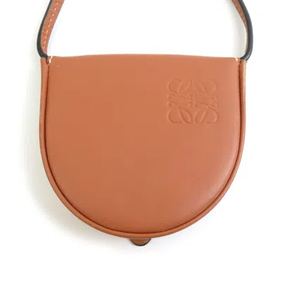Pre-owned Loewe Brown Leather Coin Purse/coin Case ()
