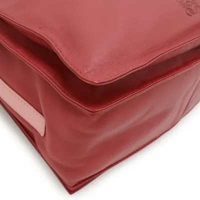 Pre-owned Loewe Flamenco Pink Leather Shoulder Bag ()