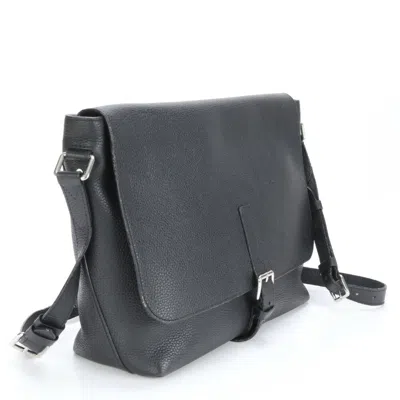 Pre-owned Louis Vuitton Black Leather Shoulder Bag Tote Bag ()