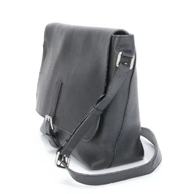 Pre-owned Louis Vuitton Black Leather Shoulder Bag Tote Bag ()