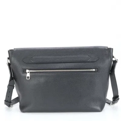 Pre-owned Louis Vuitton Black Leather Shoulder Bag Tote Bag ()