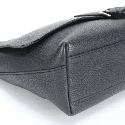 Pre-owned Louis Vuitton Black Leather Shoulder Bag Tote Bag ()
