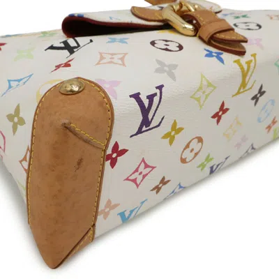 Pre-owned Louis Vuitton Blanc Multi-color White Pvc Shoulder Bag ()