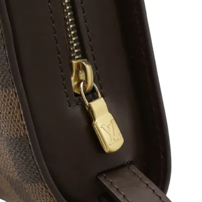 Pre-owned Louis Vuitton Damier Brown Damier Canvas Pvc Clutch Bag ()