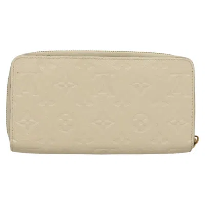 Pre-owned Louis Vuitton Empreinte Beige Leather Wallet  ()