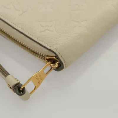 Pre-owned Louis Vuitton Empreinte Beige Leather Wallet  ()