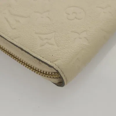 Pre-owned Louis Vuitton Empreinte Beige Leather Wallet  ()