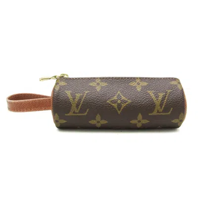 Pre-owned Louis Vuitton Etui À Balles De Golf Brown Canvas Clutch Bag ()