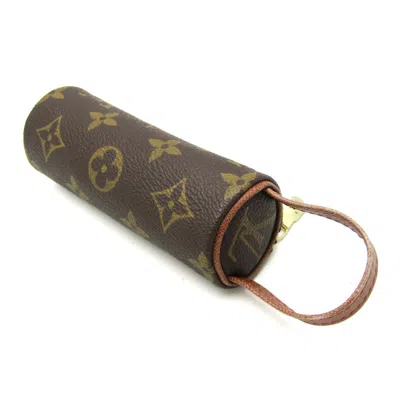 Pre-owned Louis Vuitton Etui À Balles De Golf Brown Canvas Clutch Bag ()